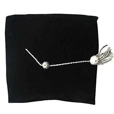 4-Sided Graduation Tam – Bachelor/Master Faculty Velvet Cap with Tassel