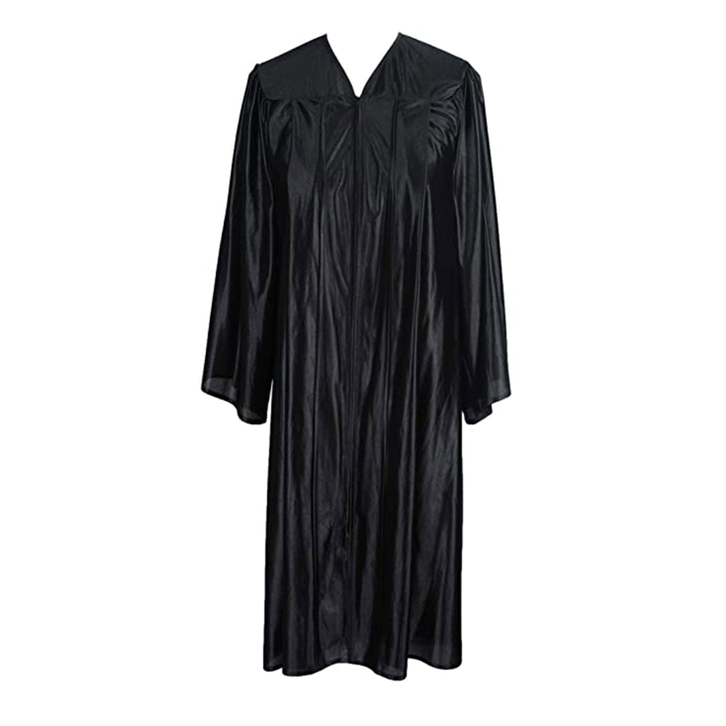 Black Shiny Graduation Gown 6'6" - 6'8" Black Shiny Graduation Gown 6'6" - 6'8"