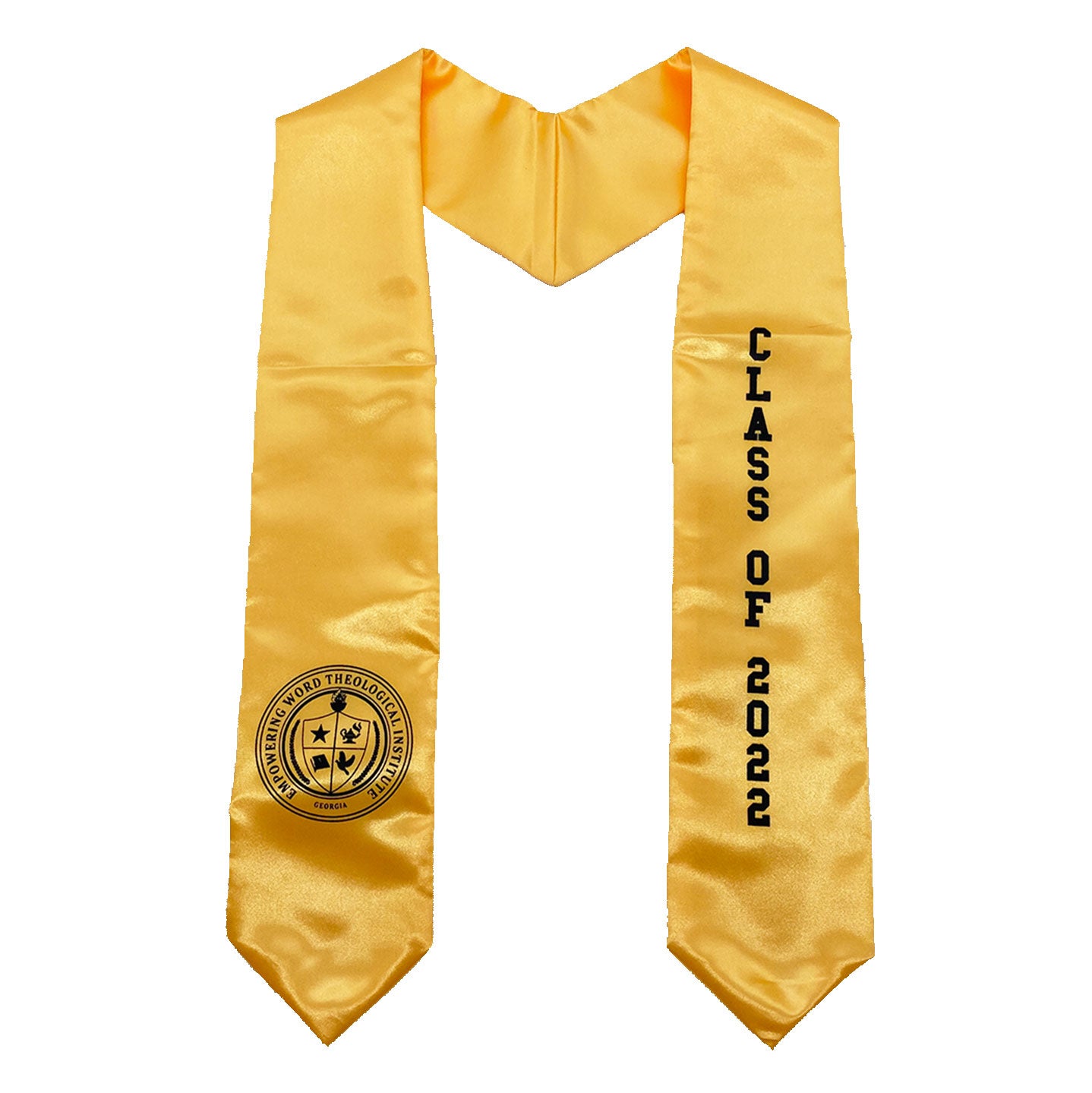 Custom Graduation Stoles Available in 14 colors