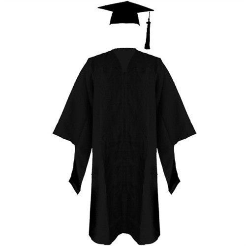 Black Economy Masters Cap, Gown & Tassel Set 5'9"-5'11" XL 210 lbs Black Economy Masters Cap, Gown & Tassel Set 5'9"-5'11" XL 210 lbs