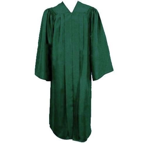 Matte Hunter Green Choir Gown 6'6" - 6'8" Matte Hunter Green Choir Gown 6'6" - 6'8"