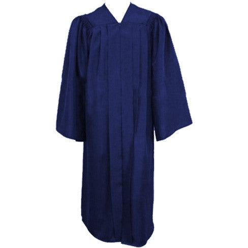 Matte Navy Graduation Gown Matte Navy Graduation Gown