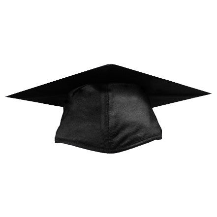 Shiny Black Graduation Cap