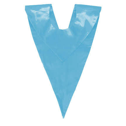 Light Blue Graduation V-Stole