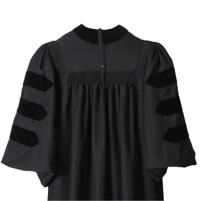 Deluxe Doctoral Gown - No Piping