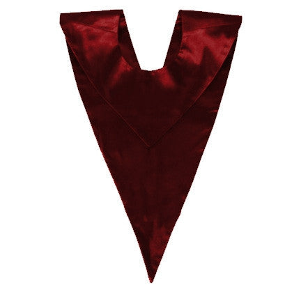 Maroon Choir V-Stole