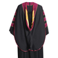 Doctoral Hood - Maroon Velvet - Maroon Lining - Gold Chevron - Gold Piping