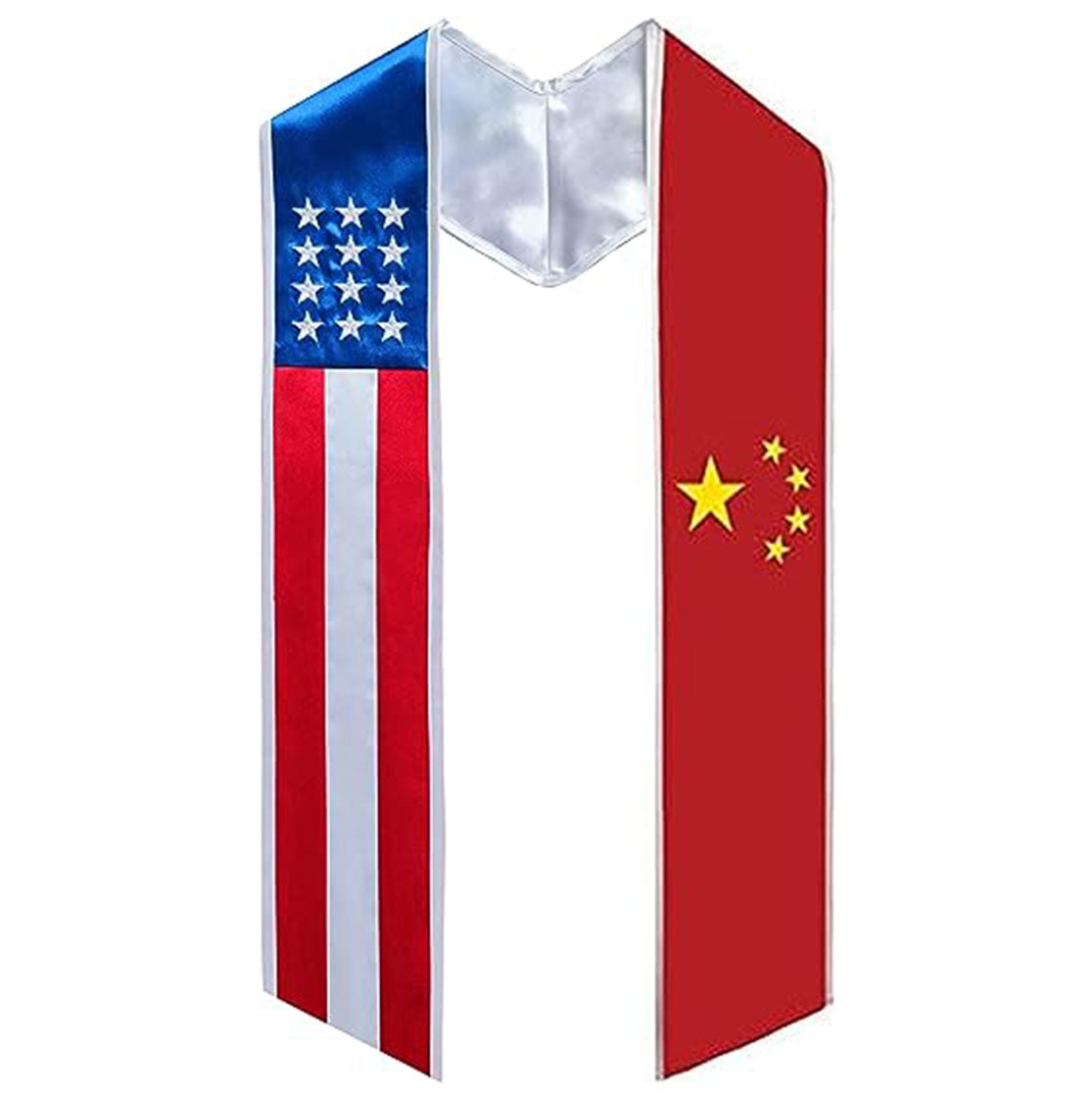 Flag Stoles for Graduation - Flag Sashes for Graduates