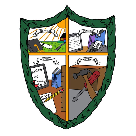 Susquehanna Valley Homeschool Cap & Gown Set – Shiny White with Matching Tassel & Gold 2026 Charm