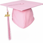 Matte Pink Graduation Cap and Tassel