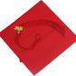 Matte Red Graduation Cap and Tassel