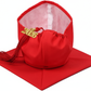 Matte Red Graduation Cap and Tassel