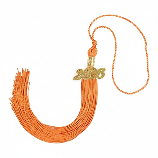 Orange Graduation Tassel