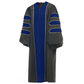 Royal Blue Deluxe Doctoral Gown with Gold Piping- Academic Regalia