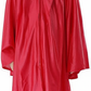 Shiny Kinder Red Cap, Gown & Tassel for Graduation