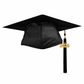 Shiny Black Graduation Cap