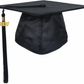 Shiny Black Graduation Cap