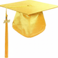 Shiny Gold Graduation Cap