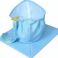 Shiny Light Blue Graduation Cap