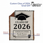 Custom Woven Class of 2026 Throw Blanket – Graduation Gift with Personalized School Name