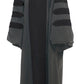 Deluxe Doctoral Gown - No Piping - Red, Black or Royal