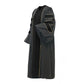 Black Deluxe Doctoral Gown with Gold Piping - Academic Regalia