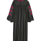 Rose Red Deluxe Doctoral Gown with Gold Piping - Academic Regalia