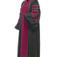 Rose Red Deluxe Doctoral Gown with Gold Piping - Academic Regalia