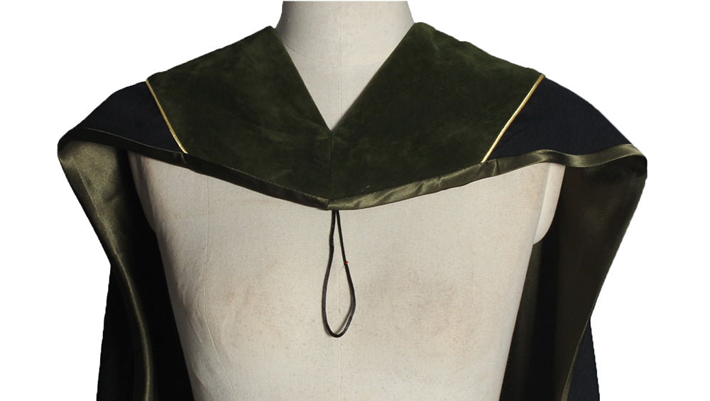 Olive Green Doctoral Hood