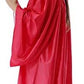 Shiny Kinder Red Cap, Gown & Tassel for Graduation