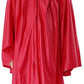 Shiny Kinder Red Cap, Gown & Tassel for Graduation