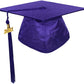 Shiny Kinder Purple Cap, Gown & Tassel for Graduation
