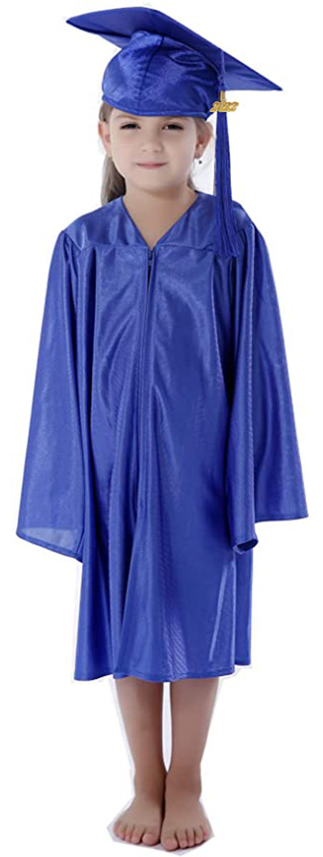 Shiny Kinder Royal Cap, Gown & Tassel