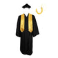 El Paso Panthers Black Matte Cap Gown and Tassel Package