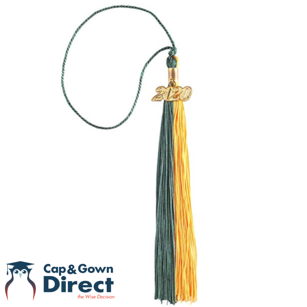 Pink Cap And Gown 2025 Graduation Tassel - Navy Blue With Gold Year Charm ( 16\") Kindergarten Tassels 2025
