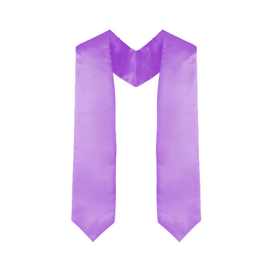 Lavender/Light Purple Graduation Stole