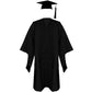 Masters Black Cap, Gown and Tassel