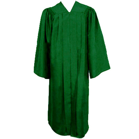 Matte Kelly Green Choir Gown