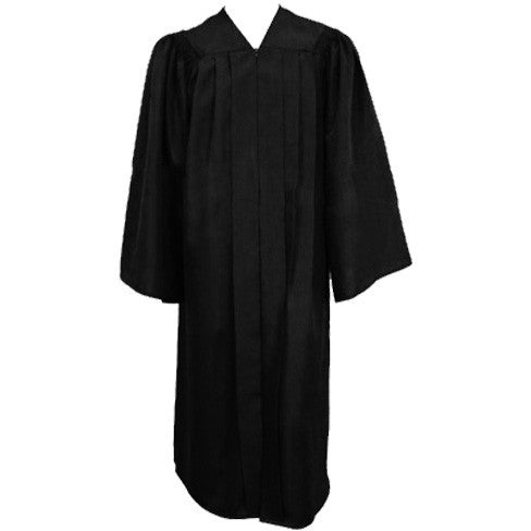 Matte Black Choir Gown