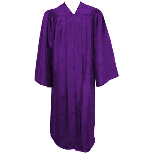 Matte Purple Choir Gown
