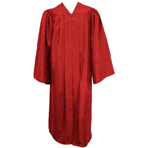 Matte Red Choir Gown