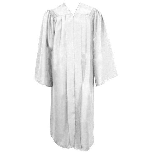 Matte White Choir Gown