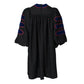 Deluxe Royal Blue Doctoral Gown with Red Piping