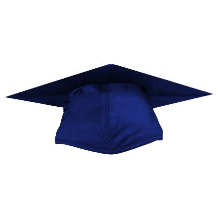 Shiny Navy Graduation Cap