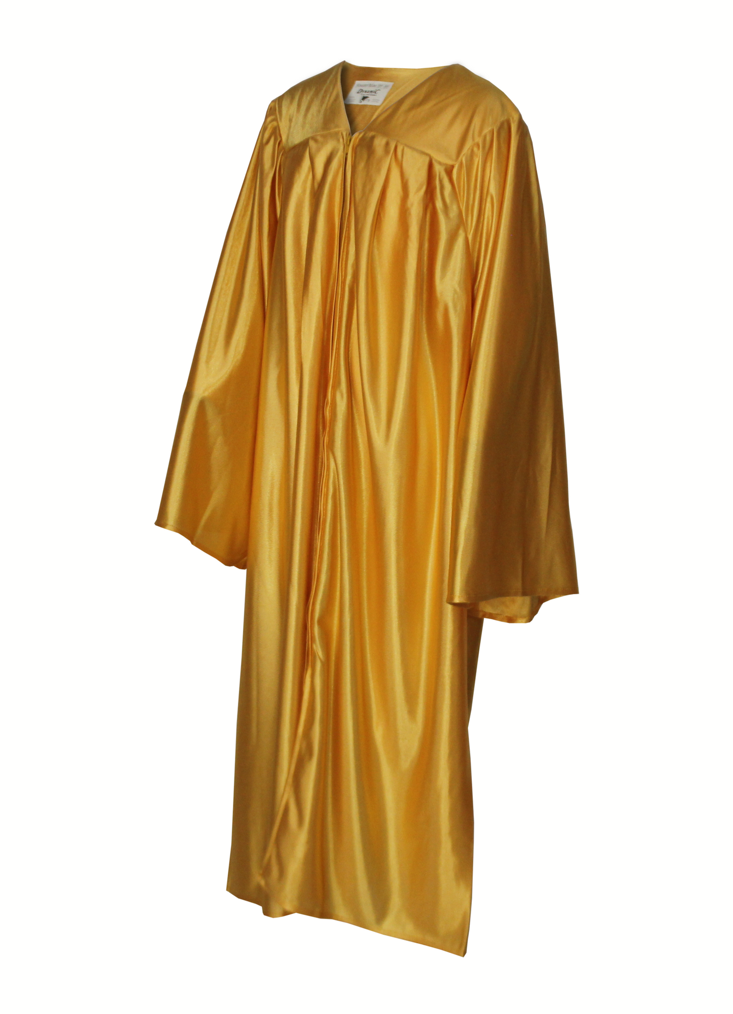 Shiny Antique Gold Graduation Gown