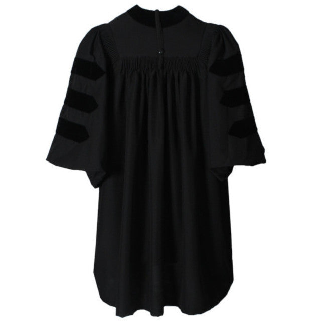 Deluxe Doctoral Gown - No Piping - Academic Regalia