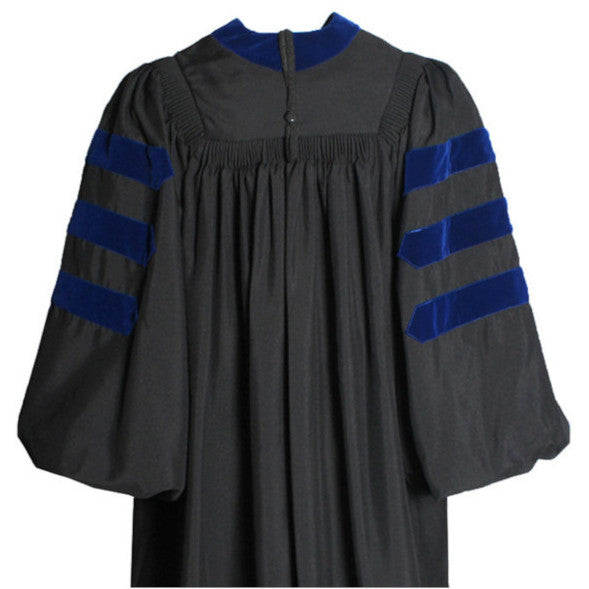 Deluxe Doctoral Gown - No Piping