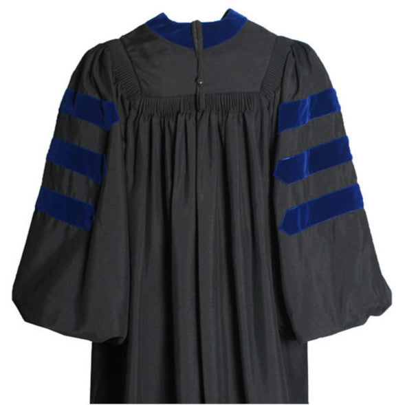 Deluxe Doctoral Gown - No Piping - Academic Regalia