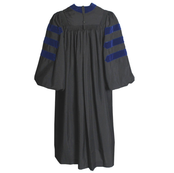 Deluxe Doctoral Gown - No Piping - Academic Regalia
