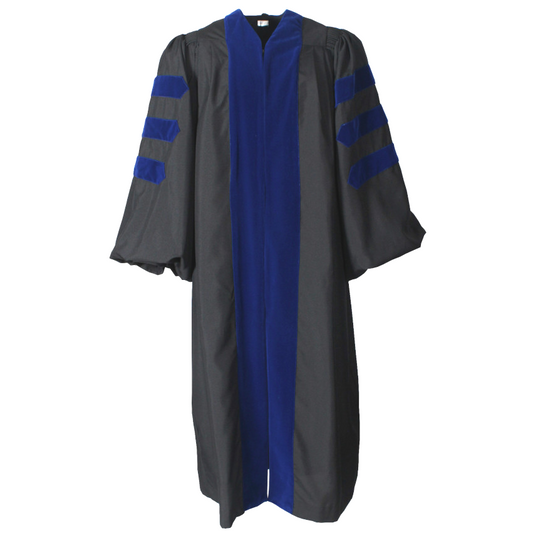 Deluxe Doctoral Gown - No Piping